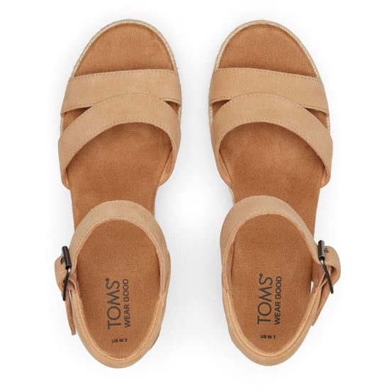 TOMS Audrey 100% Cow Women's Honey Wedges - Image 4