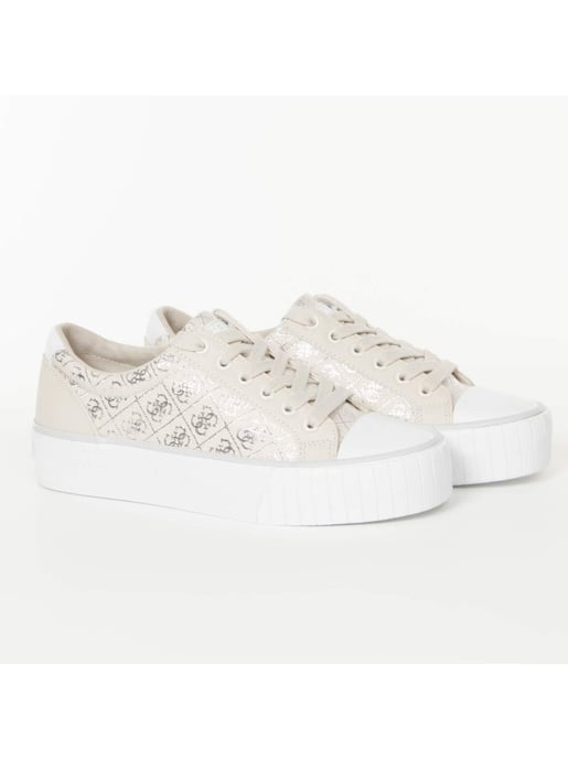 Zapatillas Guess para mujer con logo, talla 4G, color plata - Image 1