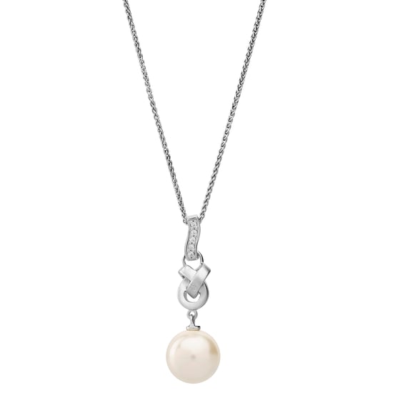 Orphelia 'Clara' Women's 925 Sterling Silver Set: Chain-Pendant + Earrings - Silver SET-7515 - Image 2