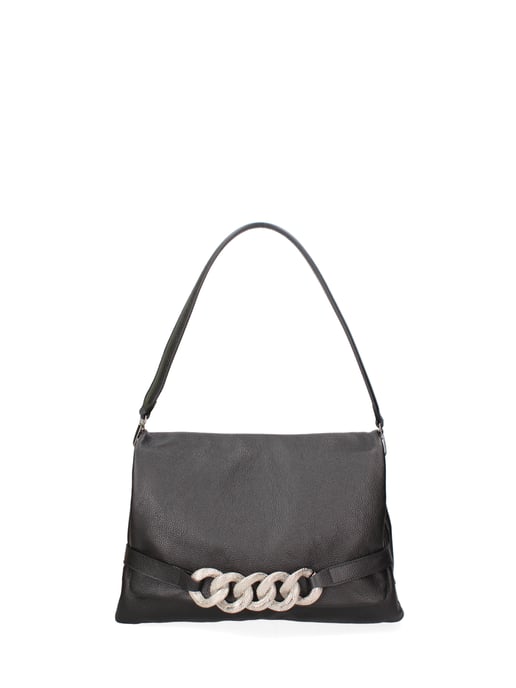 John Richmond Bolso de hombro Mujer BLACK AND SILVER - Image 1