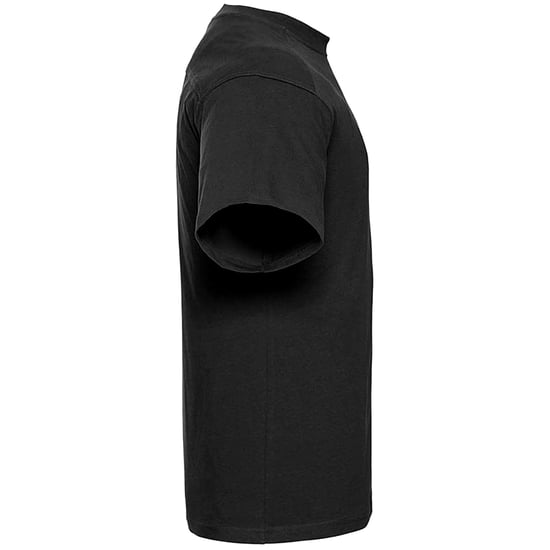 Russell Europe Mens Short Sleeve Cotton T-Shirt (Black) - Image 3
