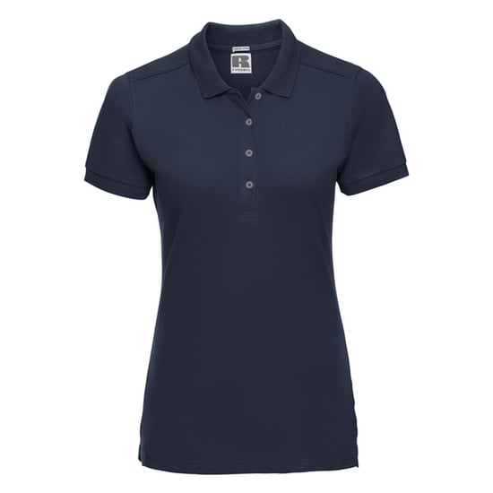 Russell Womens/Ladies Stretch Fitted Polo Shirt (French Navy) - Image 1