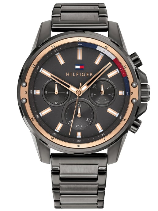 Tommy Hilfiger Mason Men's Grey Watch 1791790 - Image 1