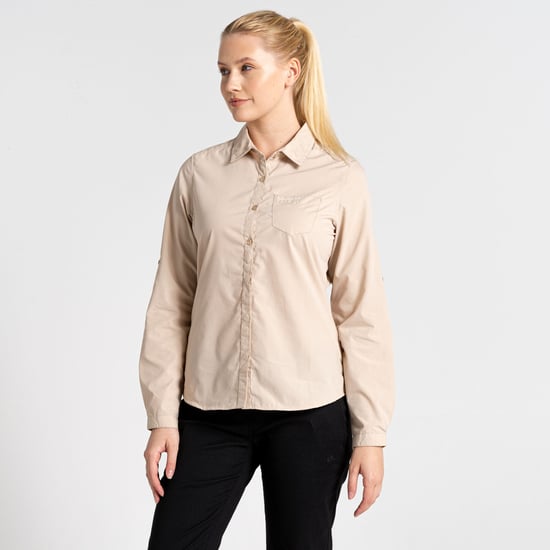 Craghoppers Womens/Ladies Kiwi II Shirt (Desert Sand) - Image 5