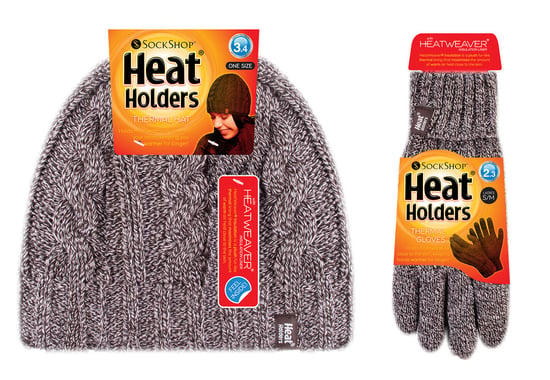 Calentadores - Set de gorro y guantes de invierno para mujer - Fawn - Image 2