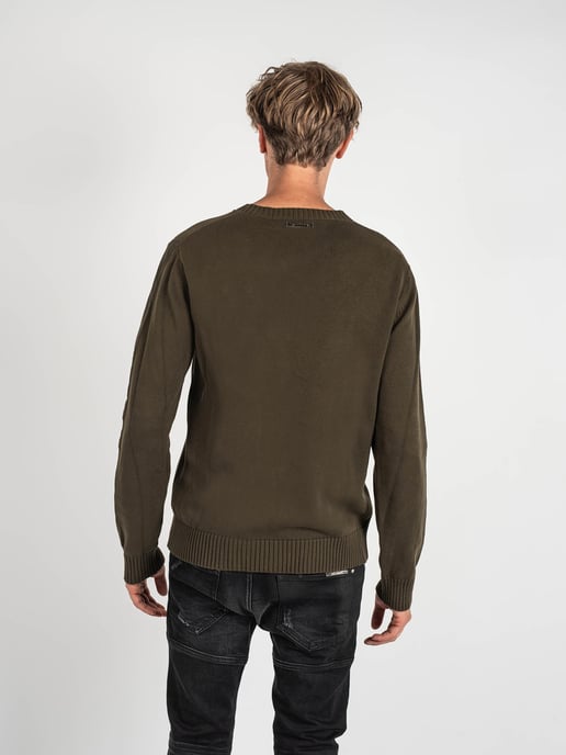 Les Hommes Suéter del hombre verde, verde - Image 4