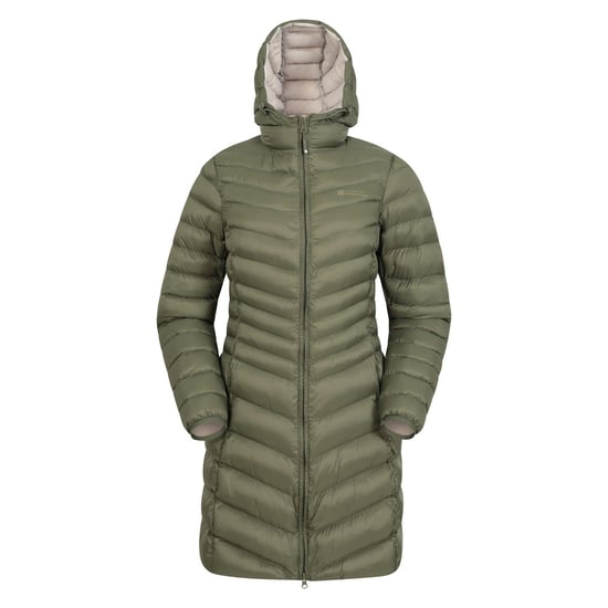 Mountain Warehouse Womens/Ladies Florence Long Padded Jacket (Khaki) - Image 1