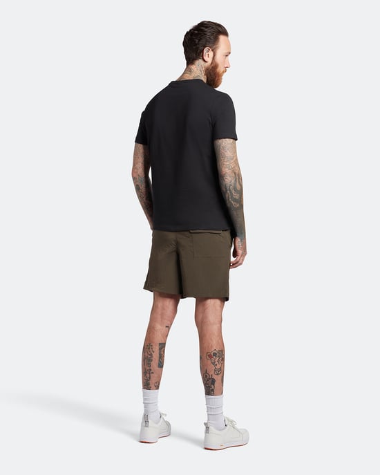 Lyle & Scott Plain Swim Shorts in Olive - Image 2