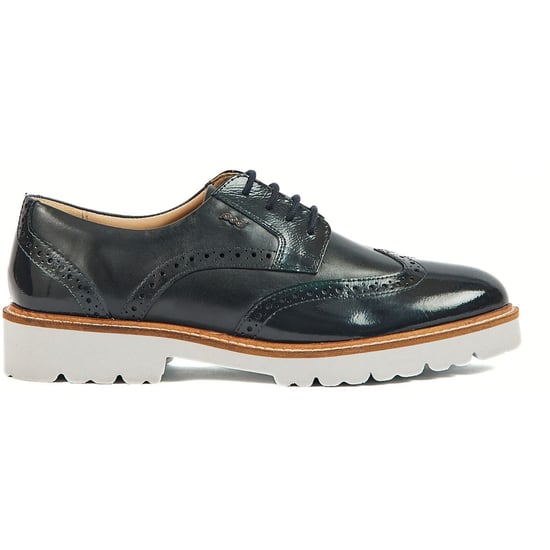 Pod Kortney Leather Women's Navy Patent Brogues Shoes - Image 4