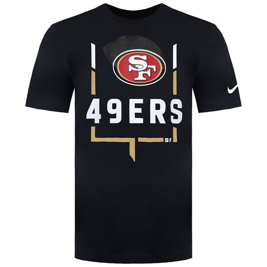 Camiseta negra Nike San Francisco 49ers Legend Goal Post para hombre - Image 1