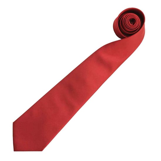 Premier Mens “Colours” Plain Fashion / Business Tie (Burgundy) - Image 2
