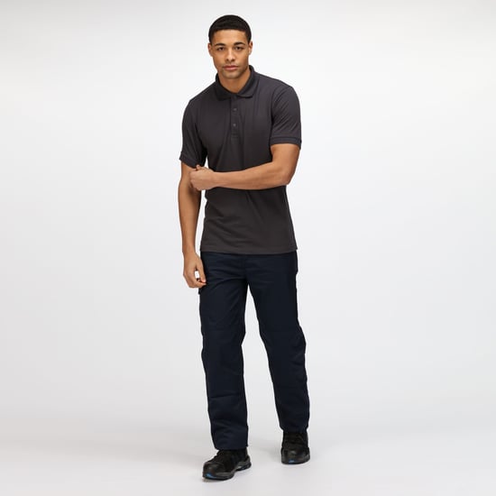 Regatta Mens Pro Cargo Waterproof Trousers - Short (Navy) - Image 5