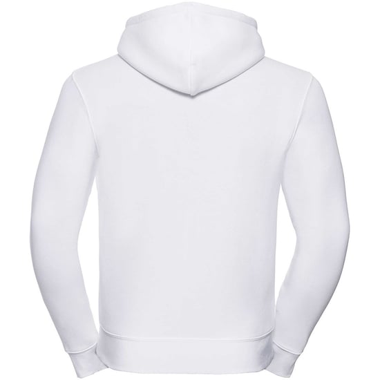 Russell Mens Authentic Full Zip Hooded Sweatshirt / Hoodie (White) - Image 2