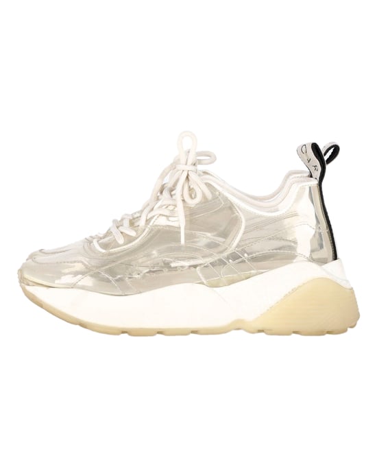 Stella McCartney Eclypse Clear Chunky Sneakers in White PVC - Image 5