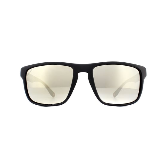Montana Sunglasses SP314B Black Rubber Revo Silver Mirror Polarized