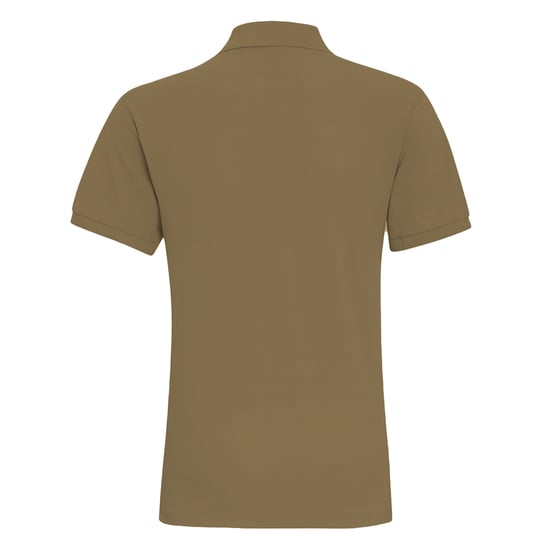 Asquith & Fox Mens Plain Short Sleeve Polo Shirt (Khaki) - Image 2