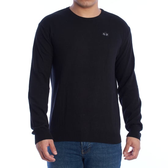 XMS004-YW084 Men's Round Neck Wool Sweater