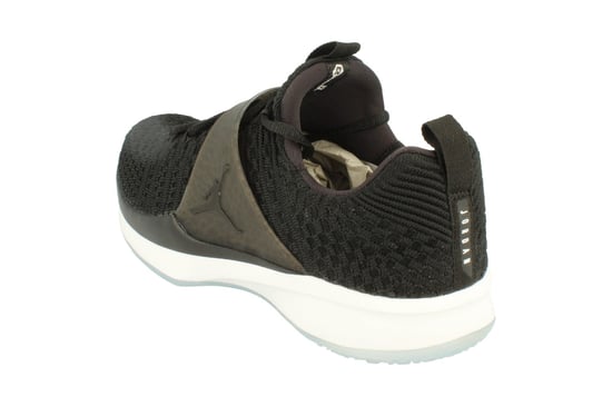 Nike Air Jordan Trainer 2 Flyknit Mens Black Trainers - Image 2