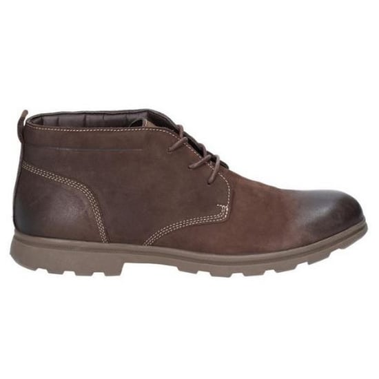 Hush Puppies Mens Tyson Chukka Nubuck Leather Boot (Brown) - Image 3