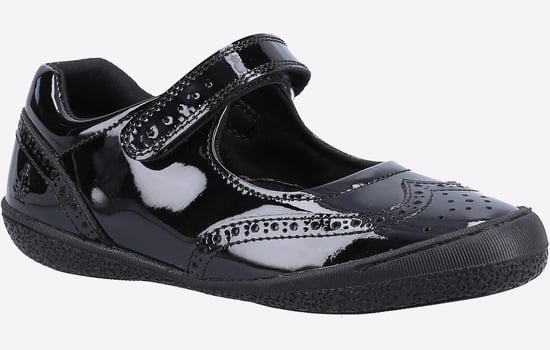 Hush Puppies Rina Girls School Shoe Patent Junior - Image 2