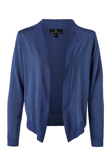 Delhi Lurex Vest Grijs Blauw