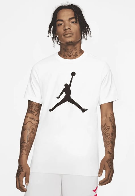 NIKE Hombre M J Jumpman SS Crew Camiseta en Blanco - Image 1