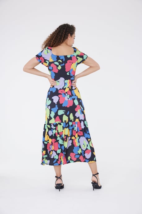 Fleur Multicoloured Maxi Dress
