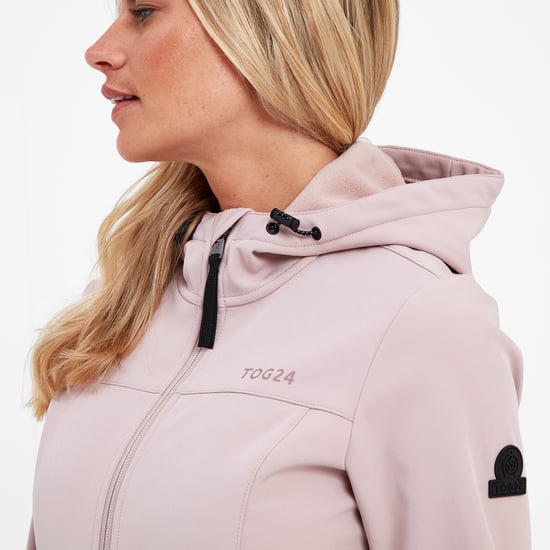 Keld Womens Softshell Long Jacket Dusky Pink