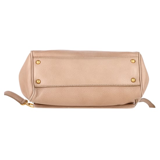 Dolce & Gabbana Large Sicily Hand Bag in Brown Calfskin Leather - Image 4