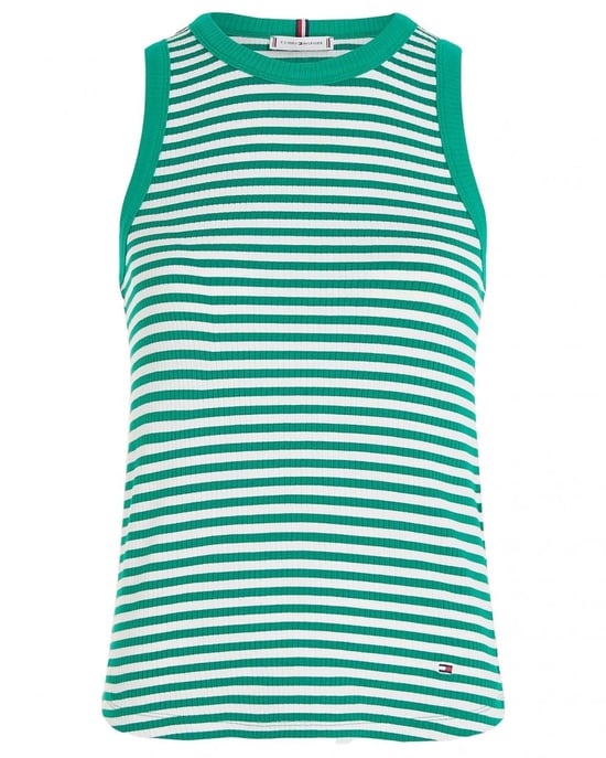 Tommy Hilfiger Stripe Rib Womens Slim Tank Top