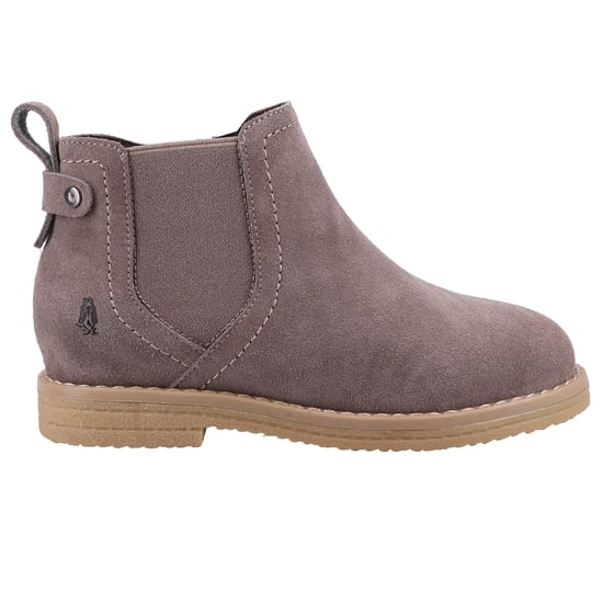 Hush Puppies Girls Mini Maddy Suede Ankle Boots (Grey) - Image 3