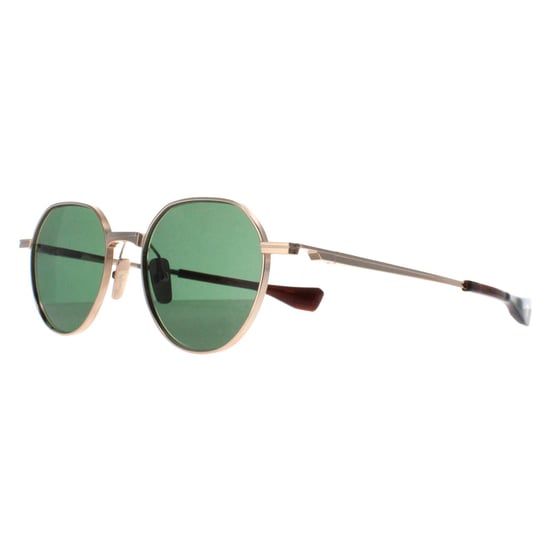 Dita Round Unisex White Gold Silver G-15 Green Vers One