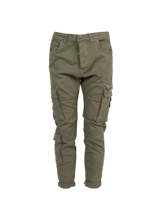 Xagon Pantalones Cargo del hombre verde - Image 1