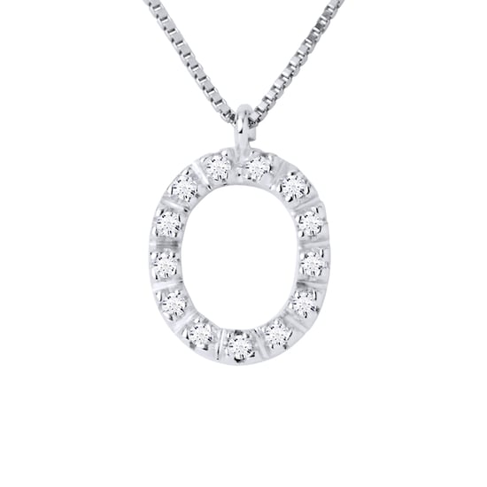 DIADEMA - Necklace with Diamonds - O - White Gold - Chaine Véntienne