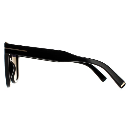 Tom Ford Cuadrado Mujeres Negro Gris Degradado - Image 3