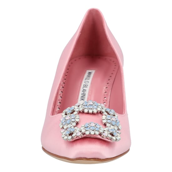 Manolo Blahnik Hangisi 070 Pump Pink - Image 4
