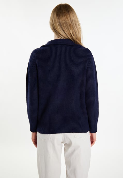 Dreimaster Cardigan women marine - Image 4