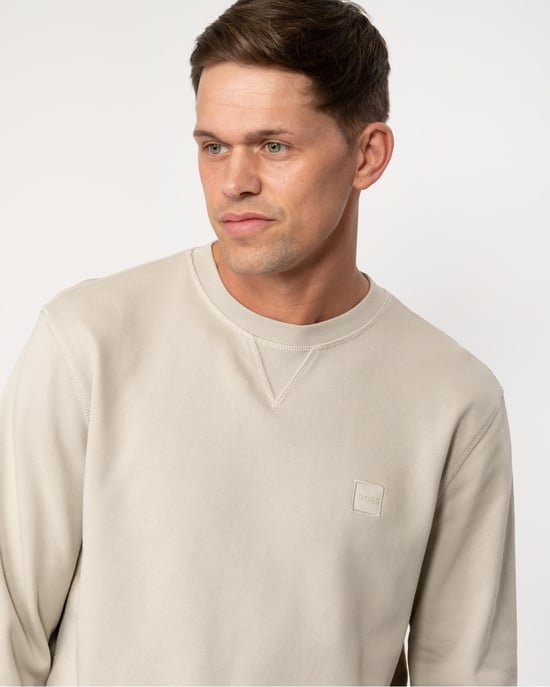 Sudadera de cuello redondo para hombre BOSS Orange Westart con parche de logo - Image 2