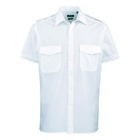 Premier Mens Short-Sleeved Pilot Shirt (Light Blue) - Image 1