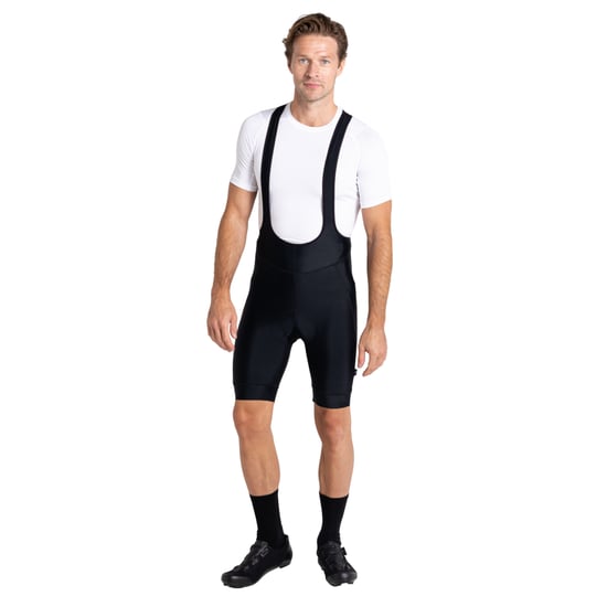 Dare 2B Mens Virtuous Plain AEP Bibbed Cycling Bib Shorts (Black) - Image 4