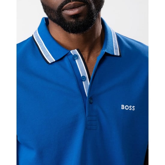 BOSS Green Paddy Curved Mens Polo - Image 6