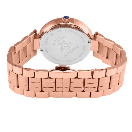 GV2 Women's  Matera 12804B Swiss Quartz Dimaond White MOP Dial Watch