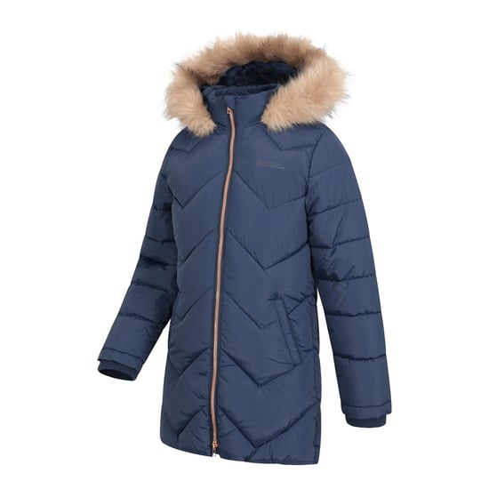Mountain Warehouse Childrens/Kids Galaxy Water Resistant Padded Jacket (Navy) - Image 3