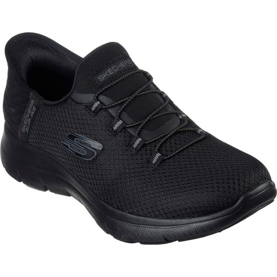 Skechers Summits - Diamond Dream Textile Women's Black Trainers - Image 1