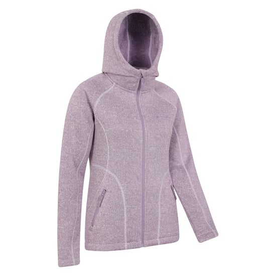 Mountain Warehouse Womens/Ladies Nevis Faux Fur Lined Full Zip Hoodie (Purple) - Image 3