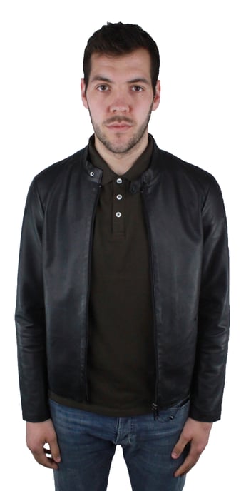 Emporio Armani 3Z1BM5 1LBAZ 999 Leather Jacket