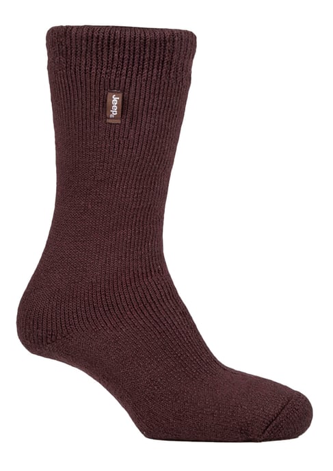 Calcetines Térmicos de Invierno para Hombre | Jeep | Calientes Calcetines Resistentes | Ideales para Senderismo - Marrón - Image 1