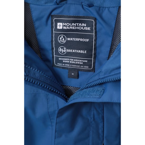 Mountain Warehouse Mens Thunderstorm 3 in 1 Waterproof Jacket (Blue) - Image 5