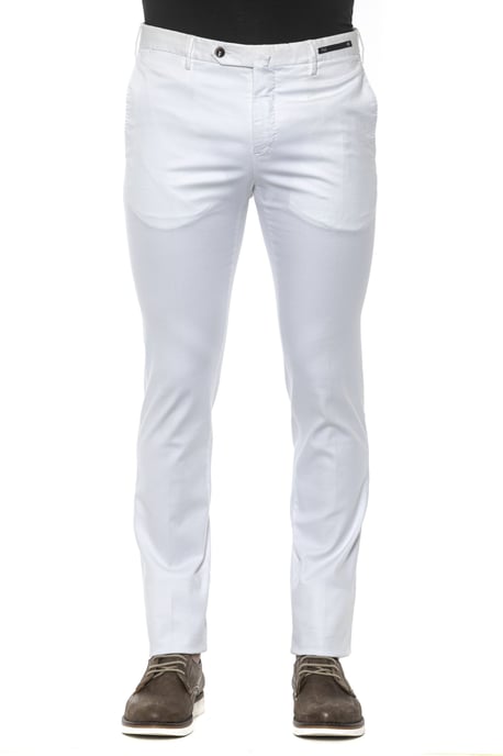 PT Torino Jeans y Pantalón de Algodón Blanco para Hombre - Image 1
