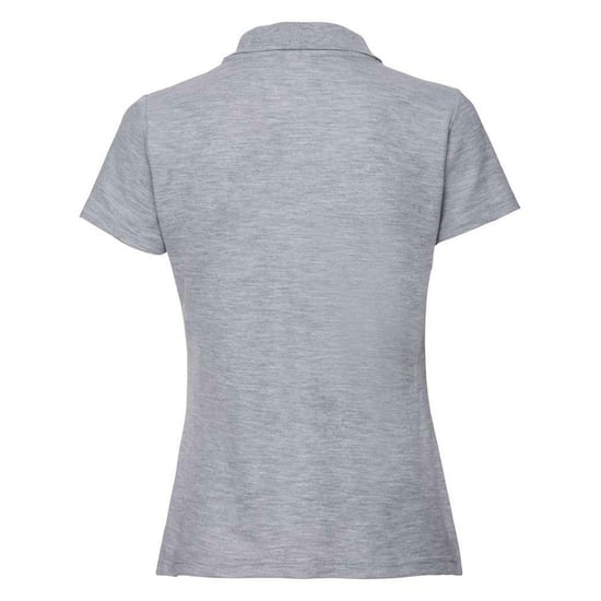 Russell Womens/Ladies Classic Plain Polycotton Polo Shirt (Light Oxford Grey) - Image 2